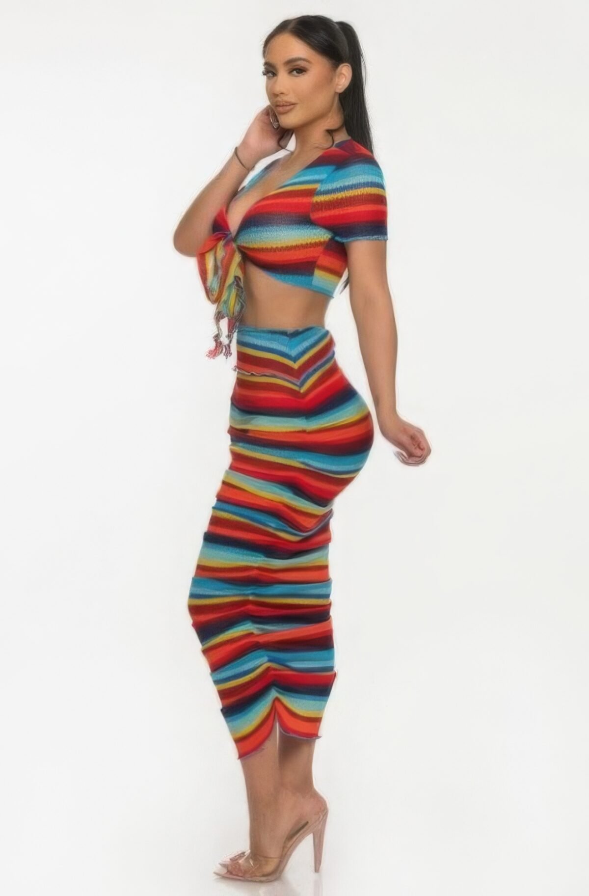 Color Me Mine Beach Sarong Skirt Set - Image 2