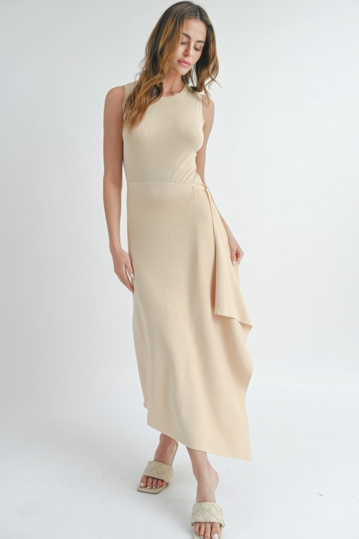 Maxi Dress With Slit - Image 1