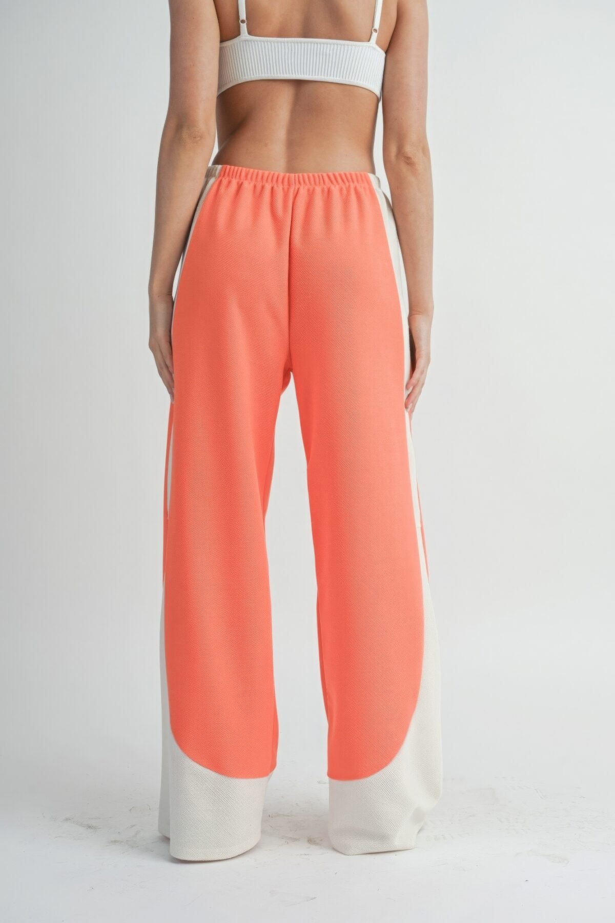 Two Toned Wide Leg Pants - Image 8