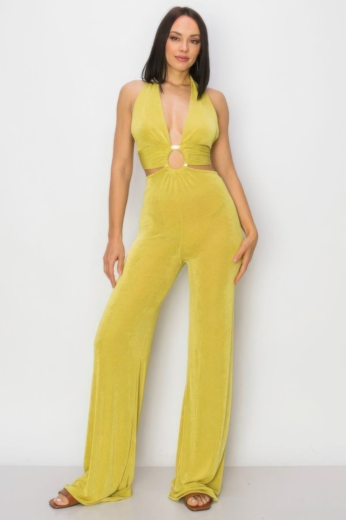 Olid Slinky Wide Legs Jumpsuit - Image 1