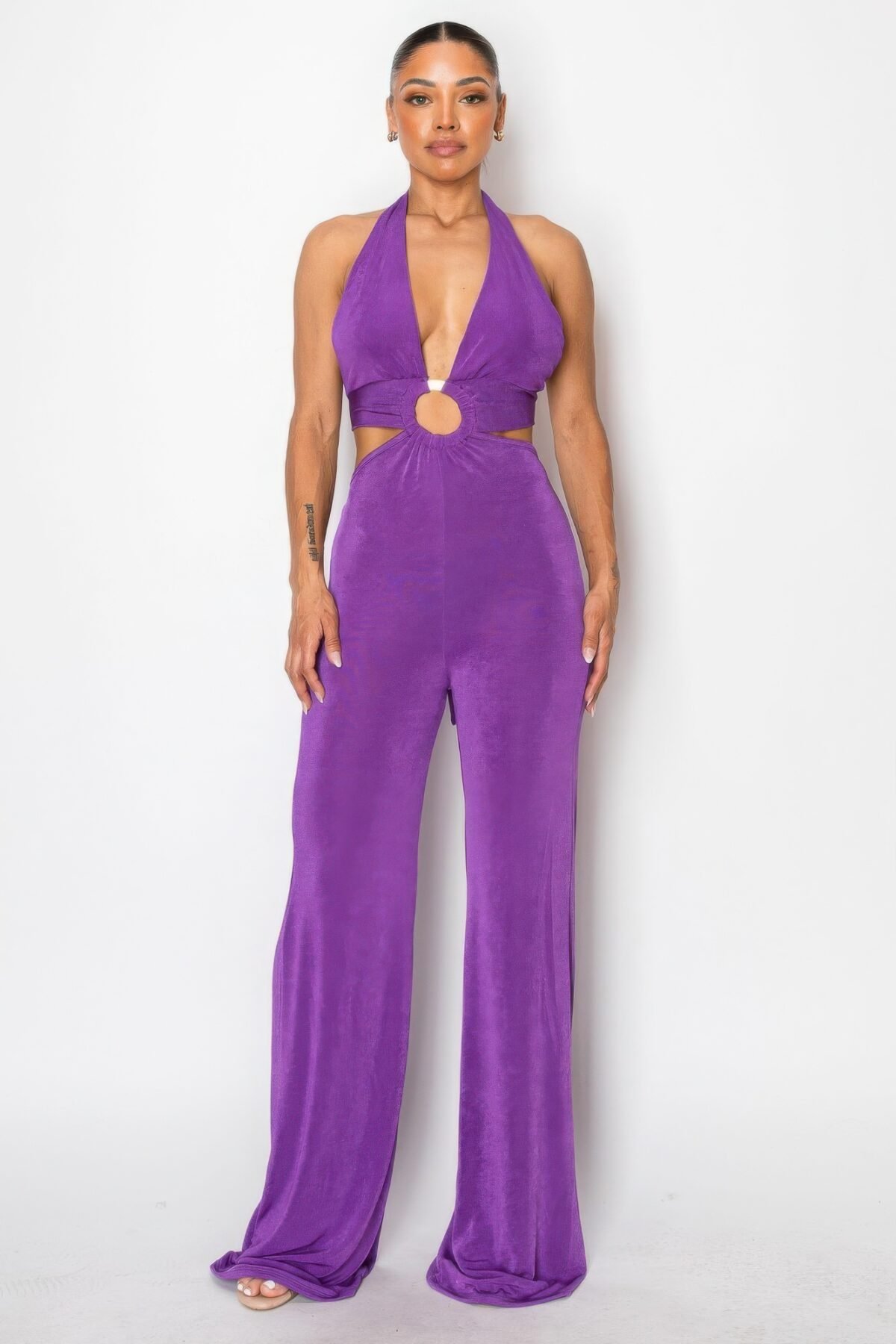Olid Slinky Wide Legs Jumpsuit - Image 1