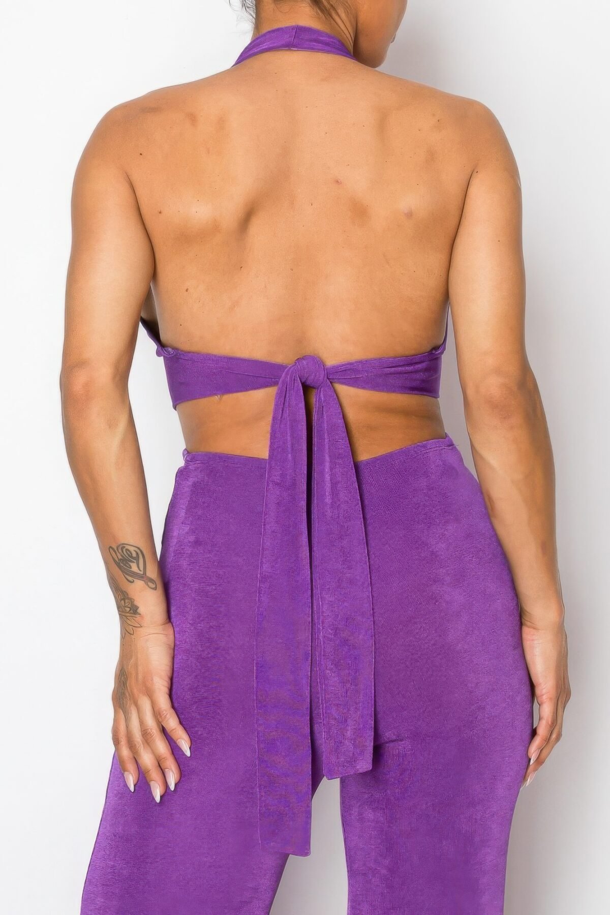 Olid Slinky Wide Legs Jumpsuit - Image 4