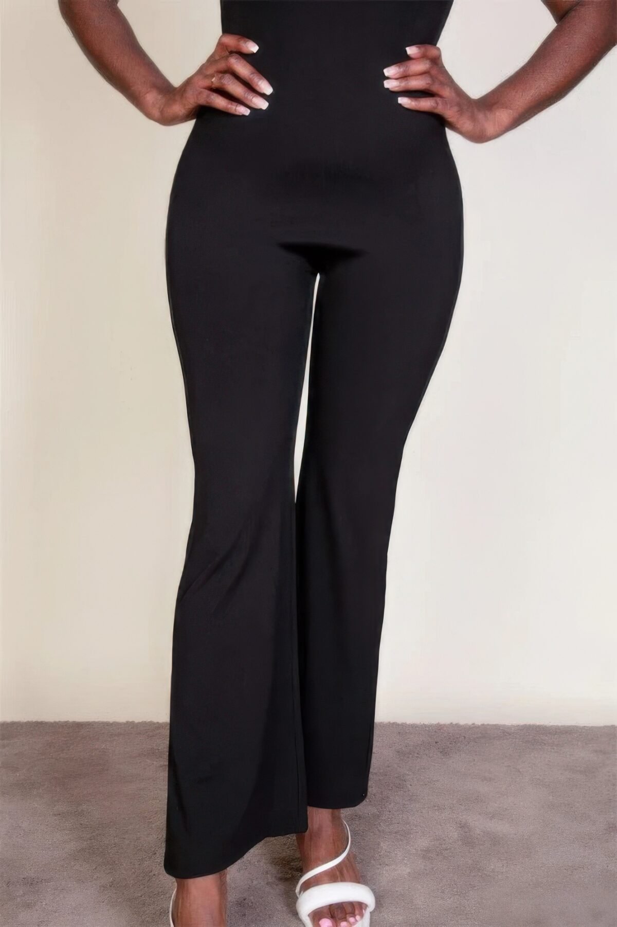 Ribbed sleeveless wide leg jumpsuit - Image 4