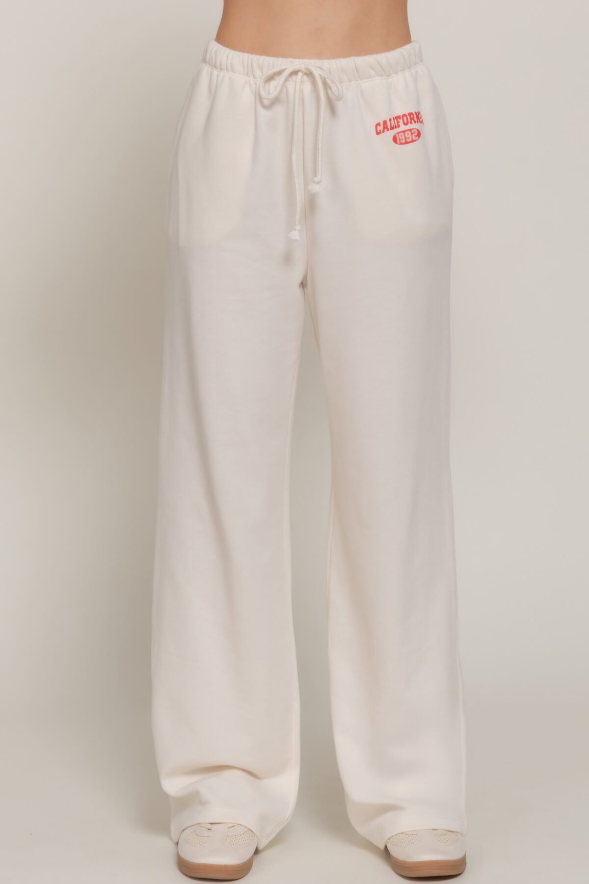 Waistband Print Detail Sweatpants - Image 1