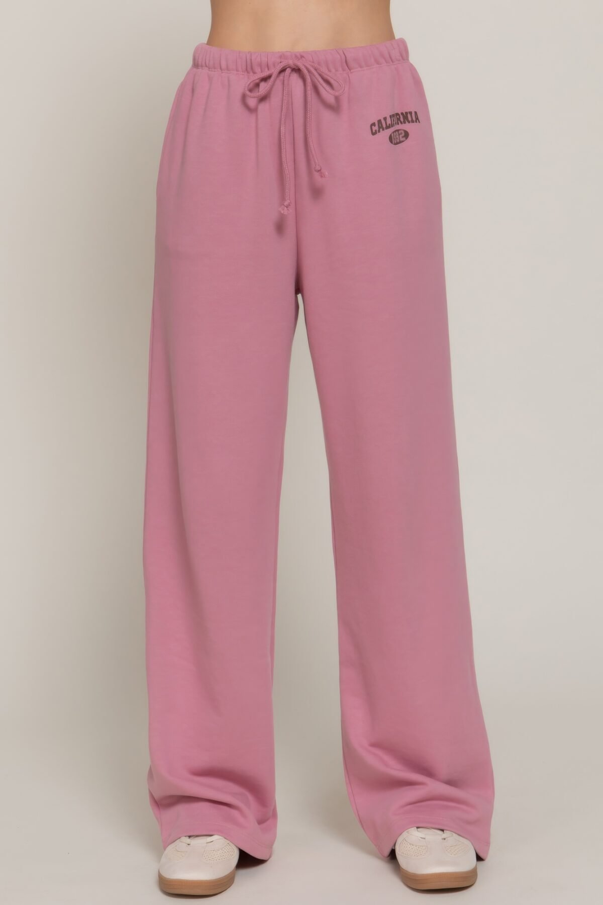 Waistband Print Detail Sweatpants - Image 1