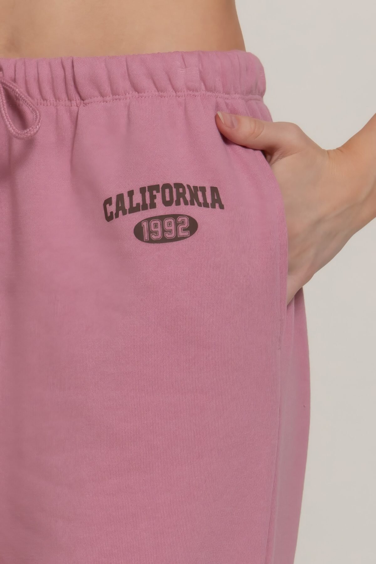 Waistband Print Detail Sweatpants - Image 3