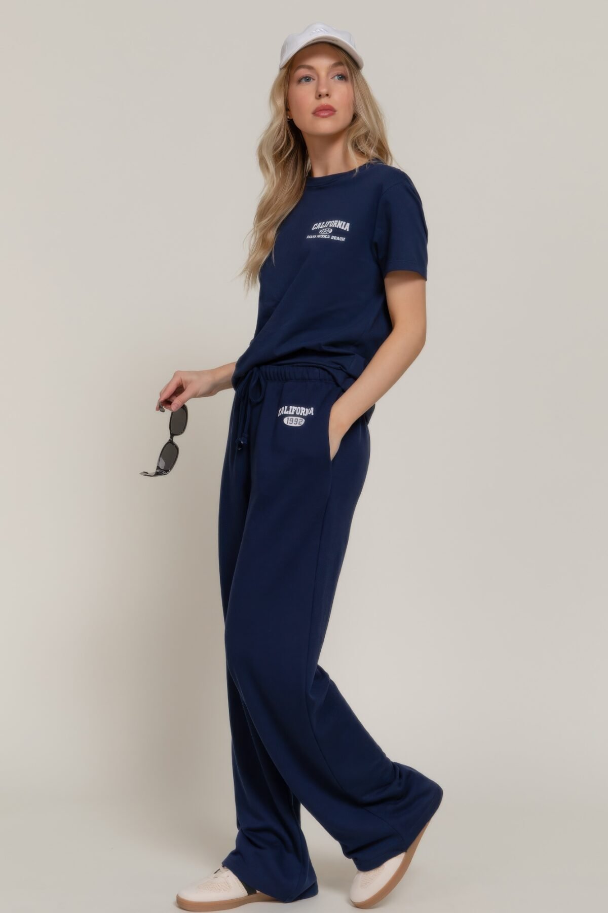 Waistband Print Detail Sweatpants - Image 2