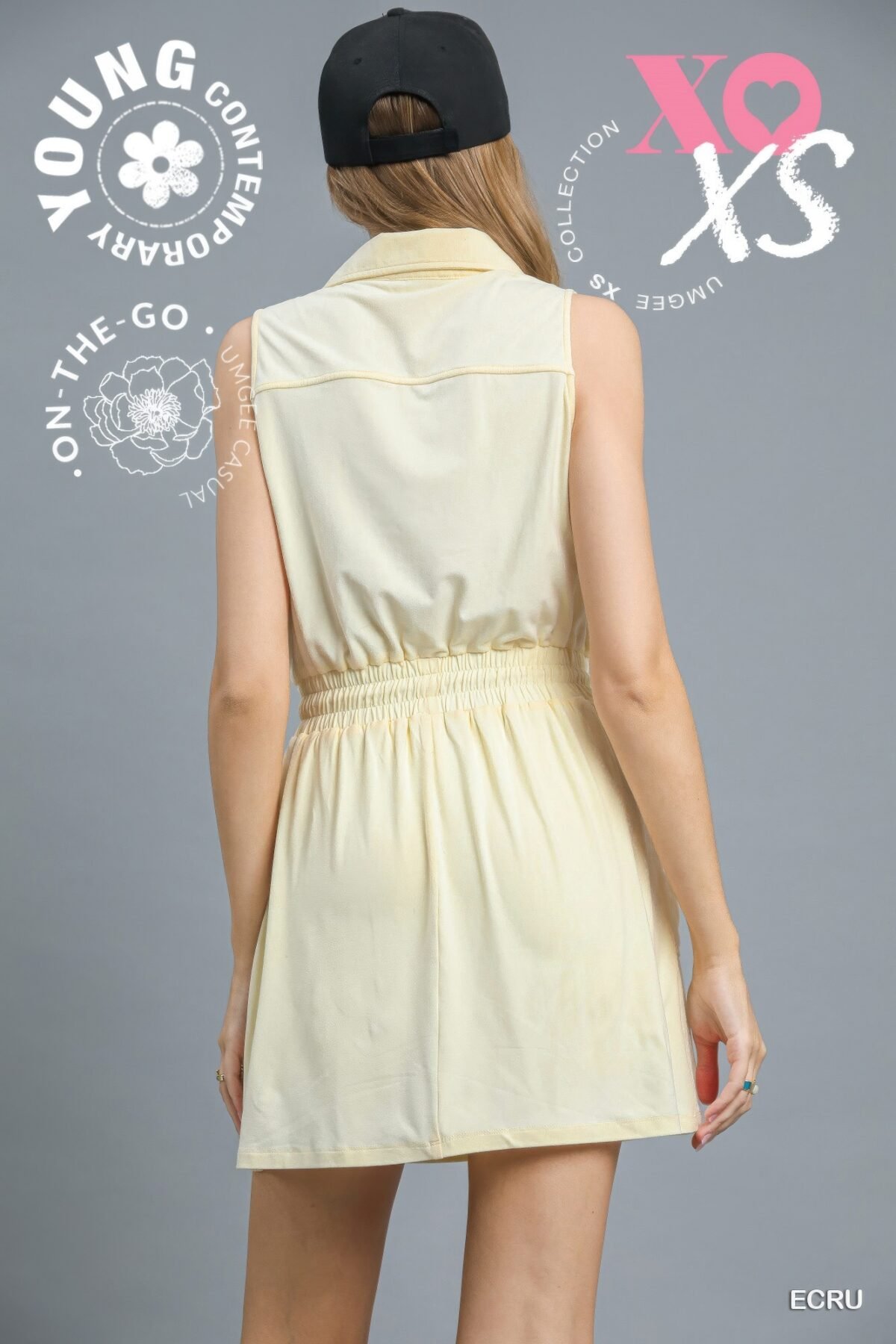 Zip Front Casual Mini Dress - Image 5