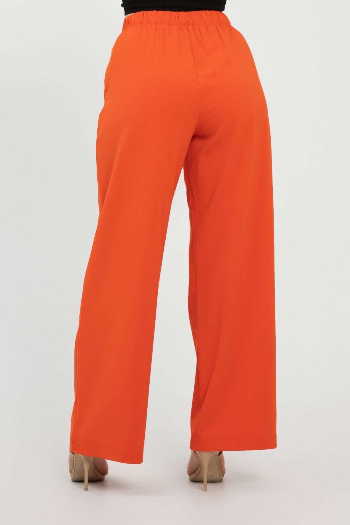 Front Button Fold-over Inside Zipper Pants - Image 5
