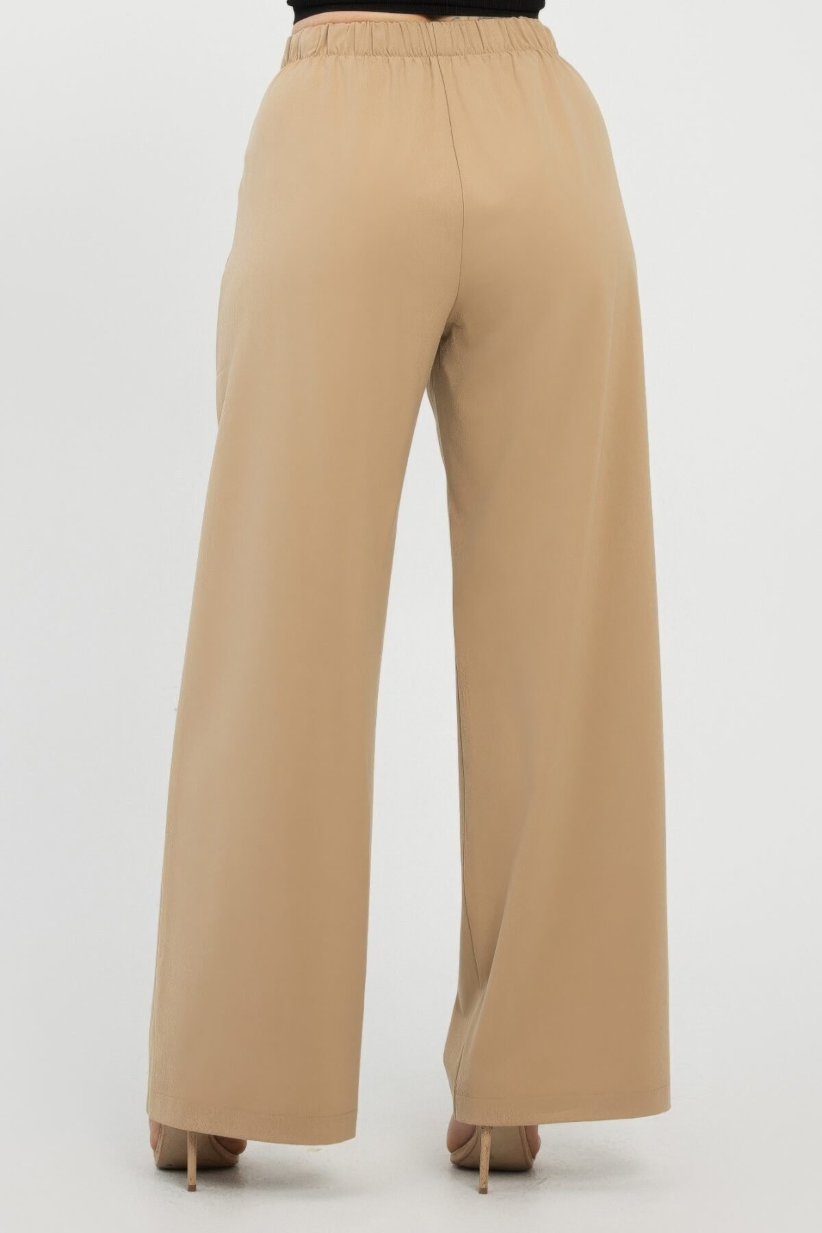 Front Button Fold-over Inside Zipper Pants - Image 5