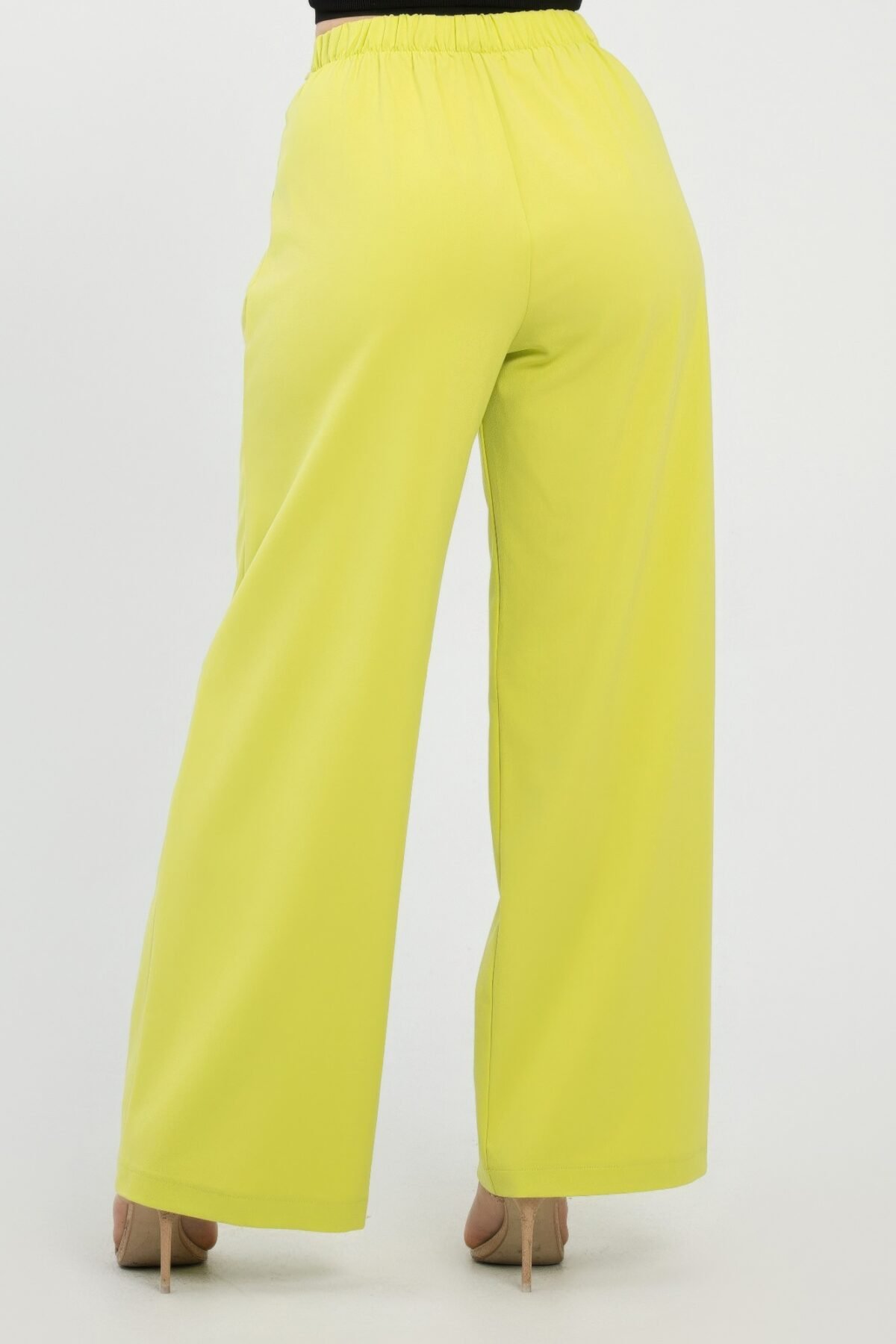 Front Button Fold-over Inside Zipper Pants - Image 5