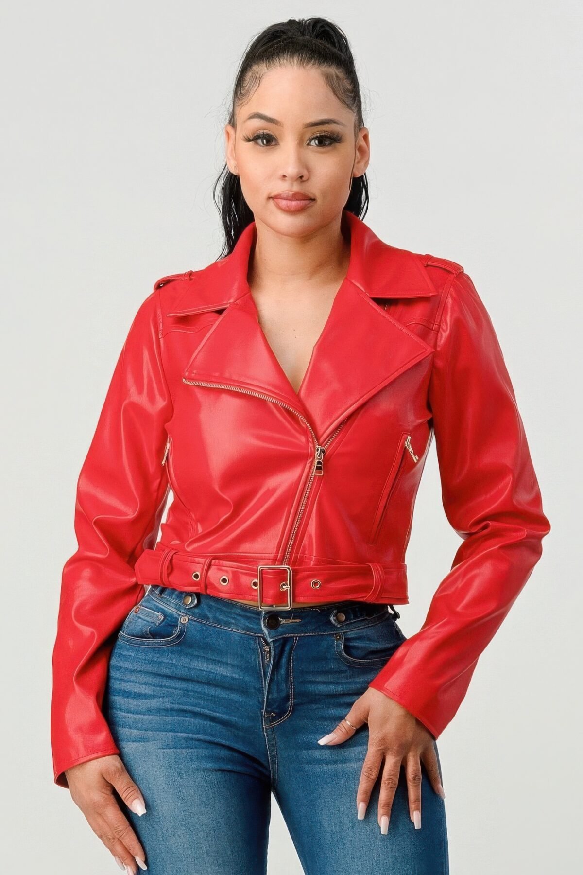 Pu Leather Jacket - Image 1