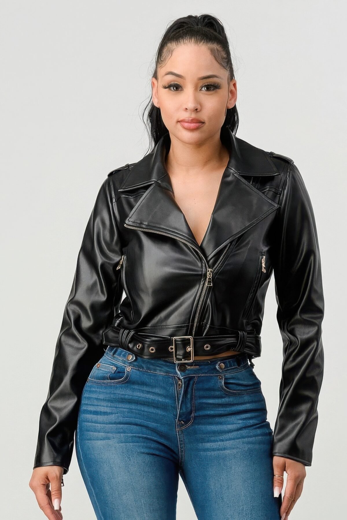 Pu Leather Jacket - Image 1