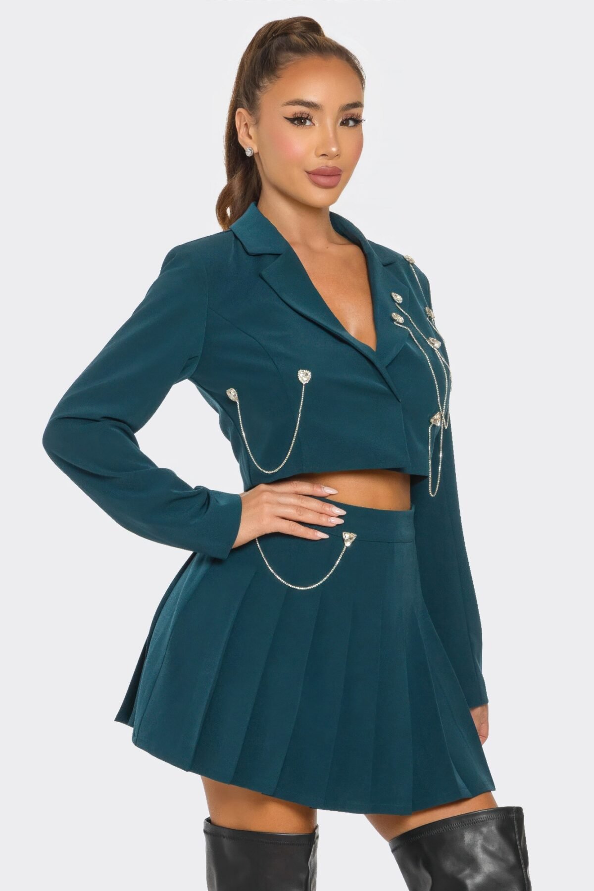 Pleated Skirt Set - Image 3