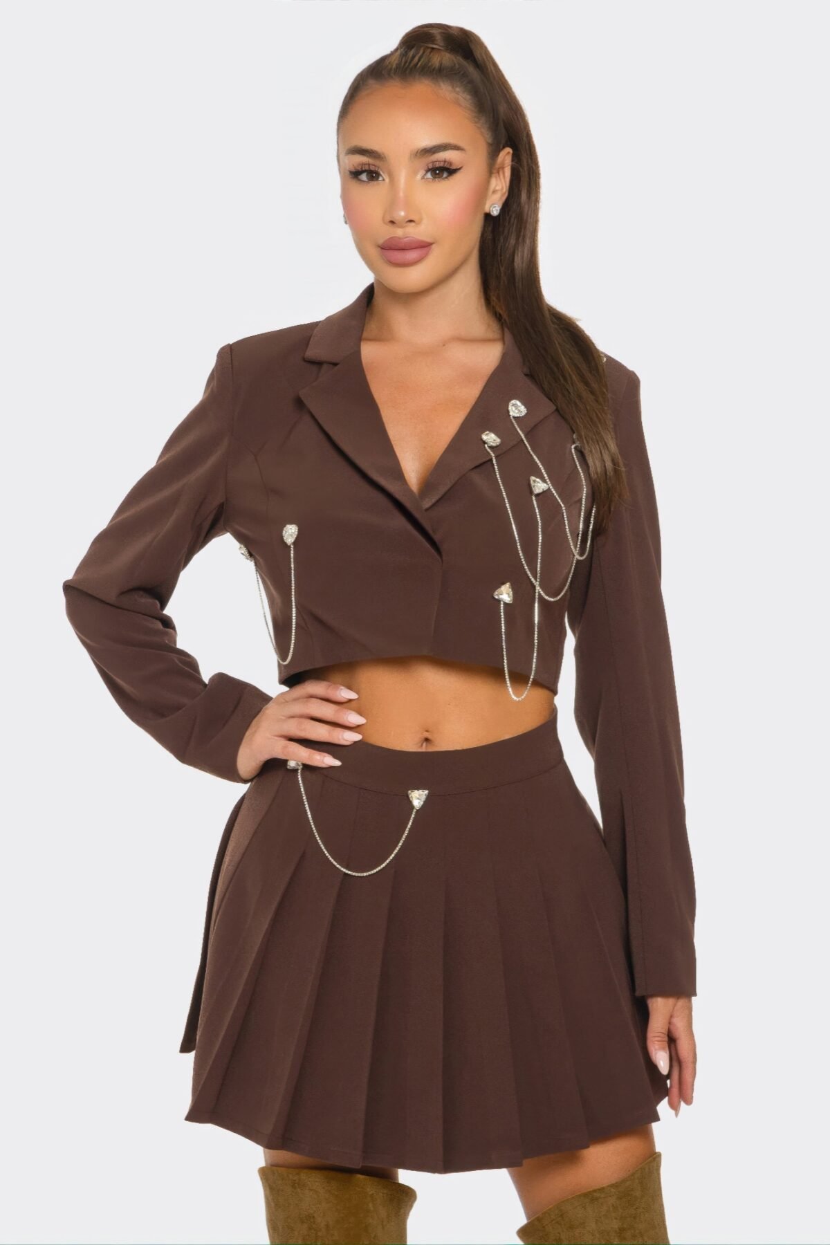 Pleated Skirt Set - Image 1