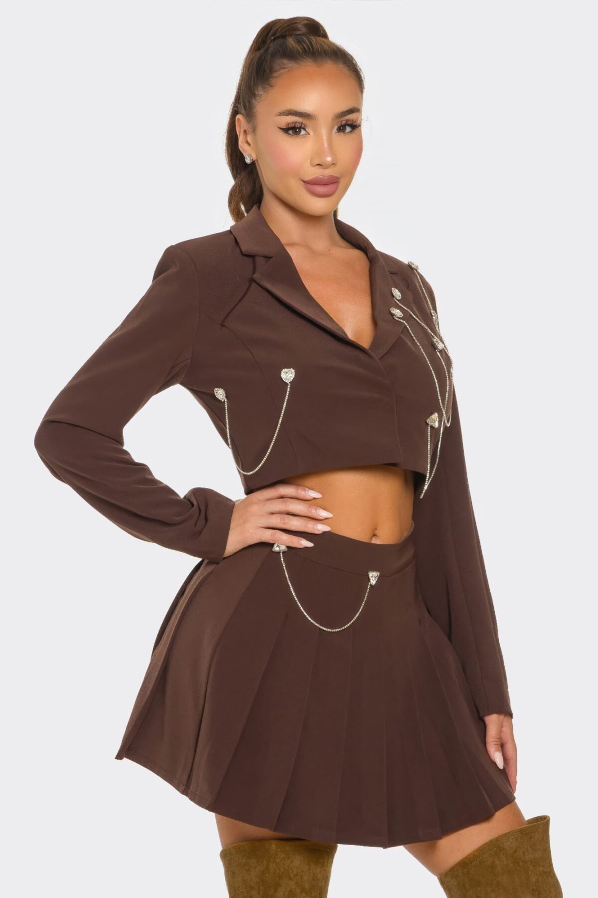 Pleated Skirt Set - Image 3