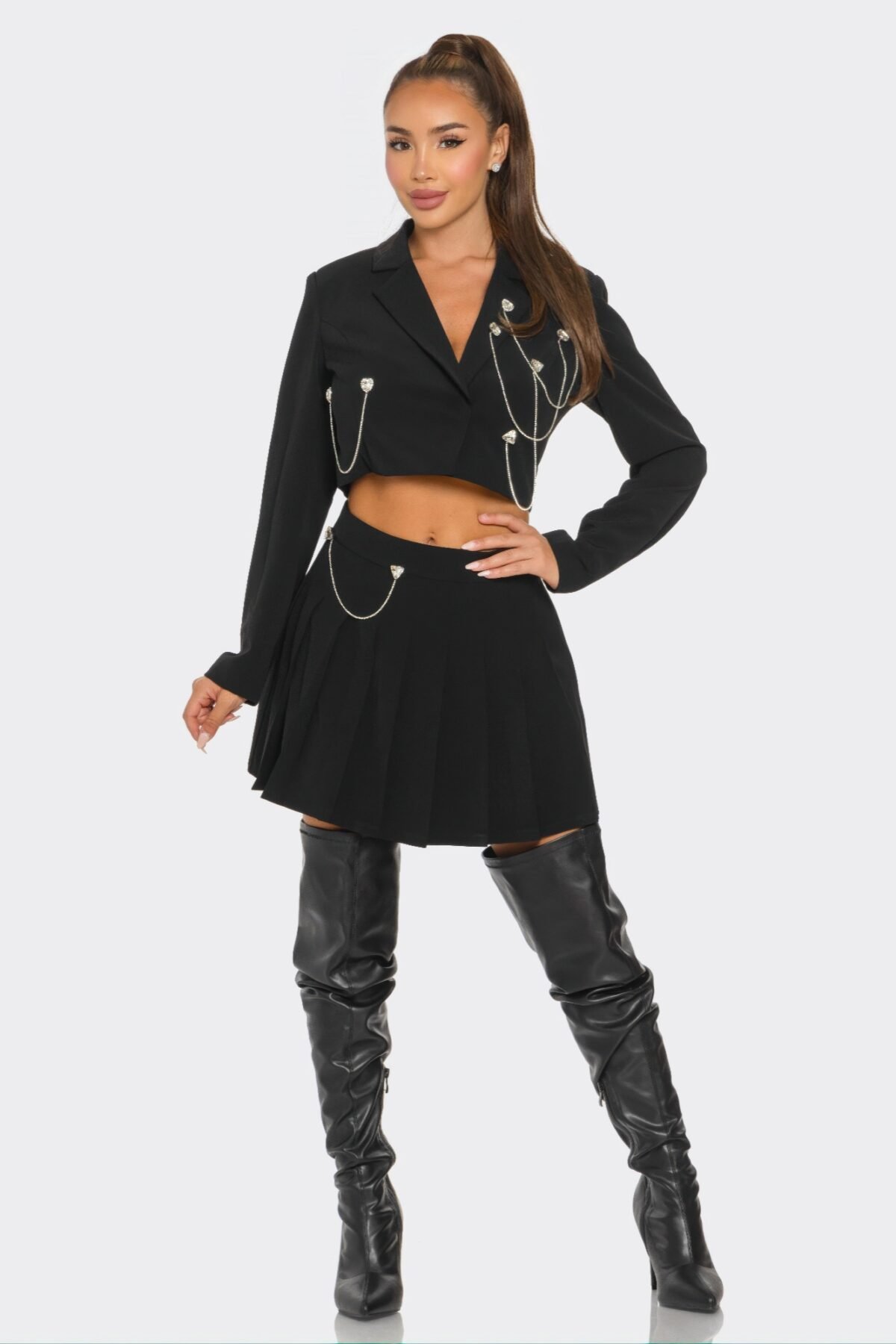 Pleated Skirt Set - Image 2