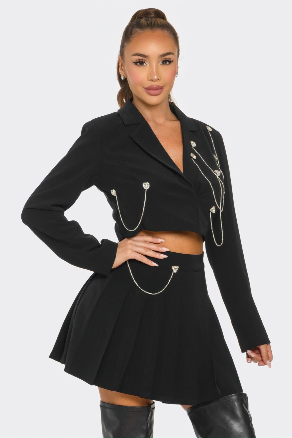 Pleated Skirt Set - Image 3