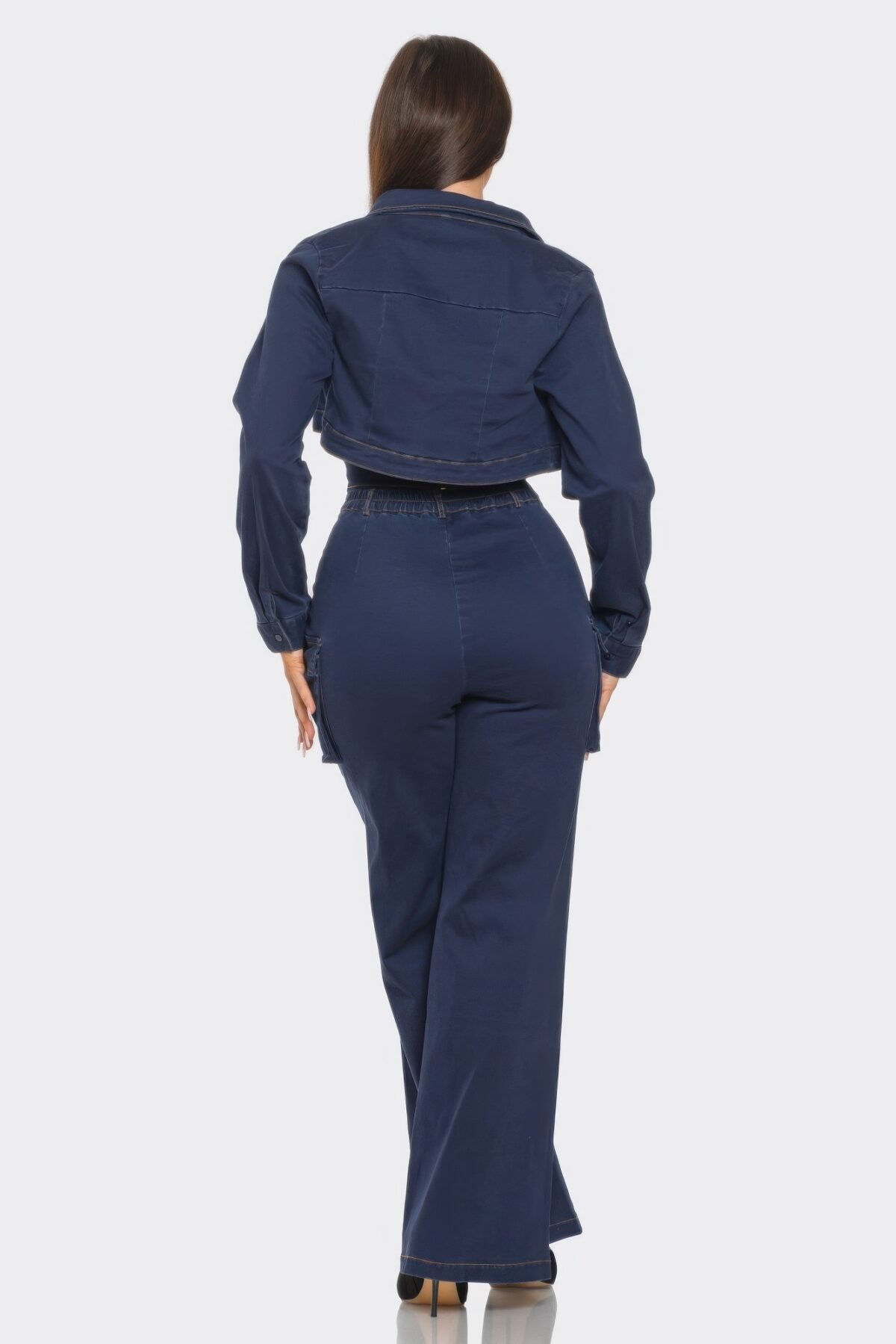 Crop Jacket 3pcs Set - Image 5