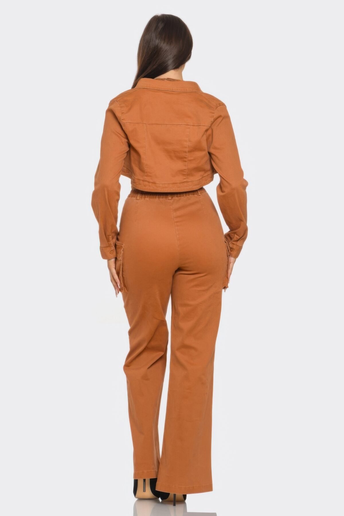 Crop Jacket 3pcs Set - Image 7
