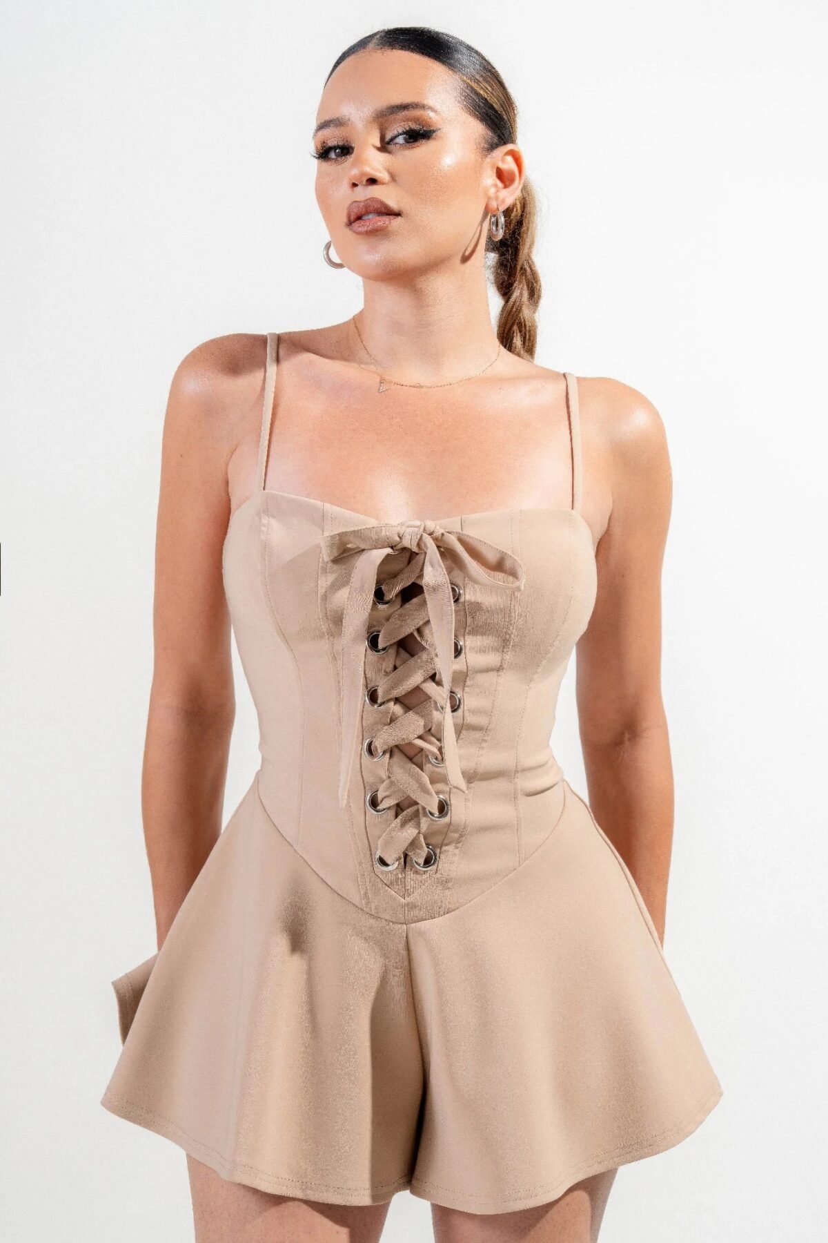 Stretch Woven Jumpsuit - Image 4