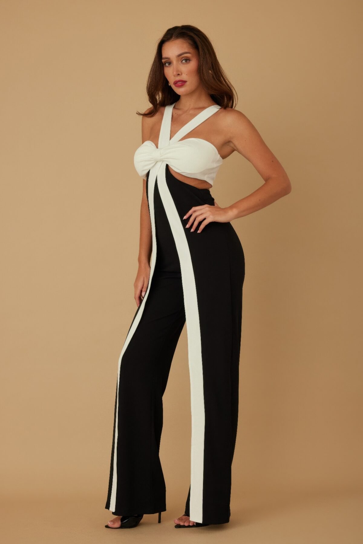 X Ribbon Open Jumpsuit - Image 3