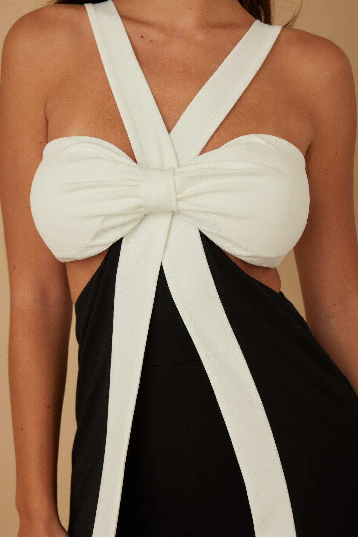 X Ribbon Open Jumpsuit - Image 4