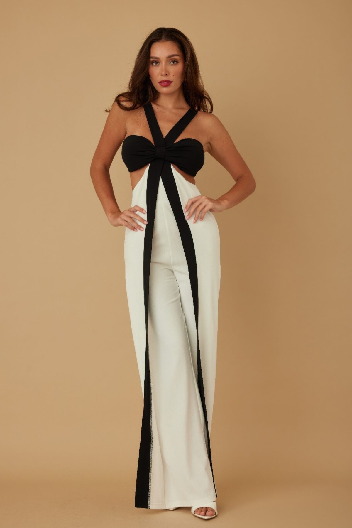 X Ribbon Open Jumpsuit - Image 3
