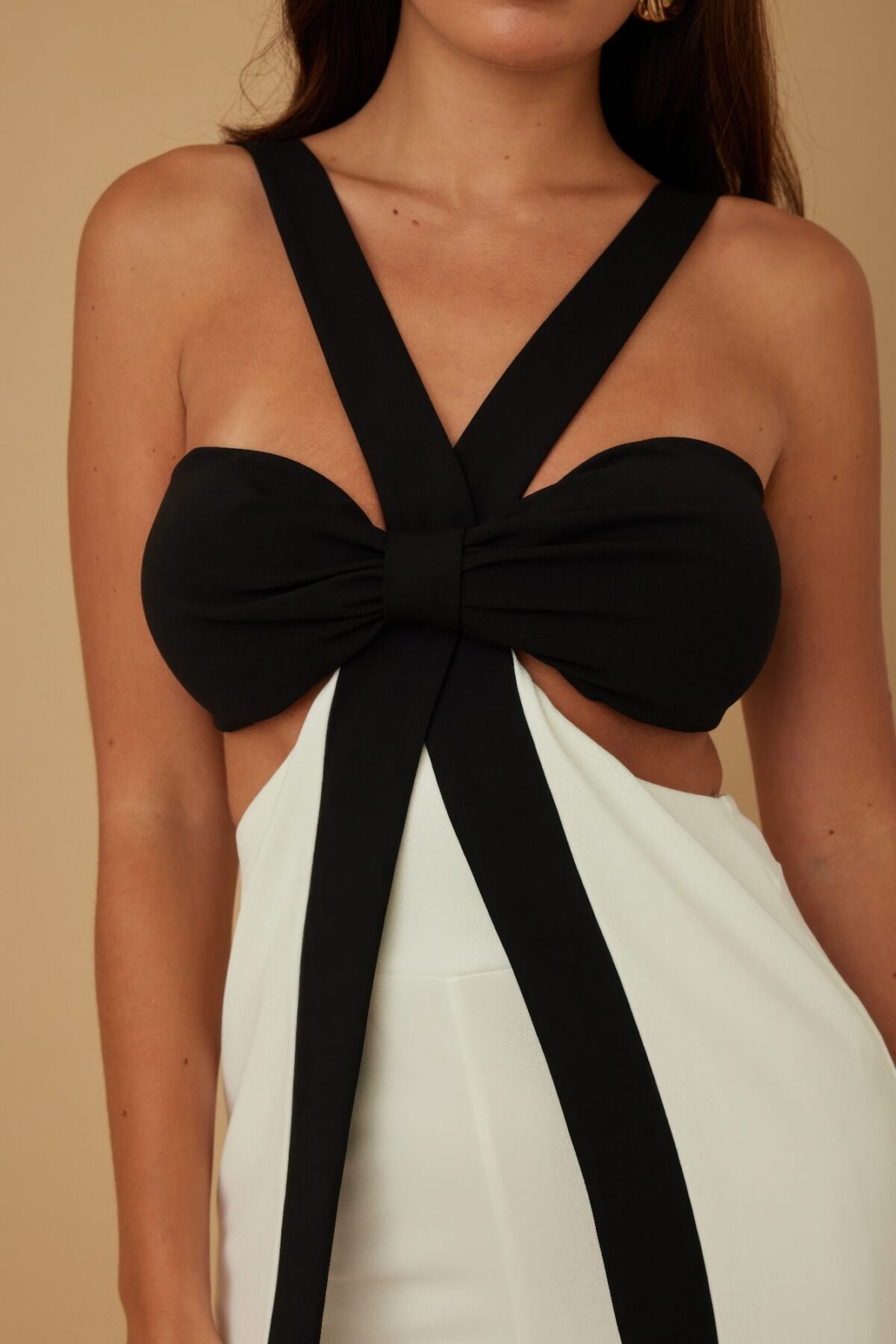 X Ribbon Open Jumpsuit - Image 6