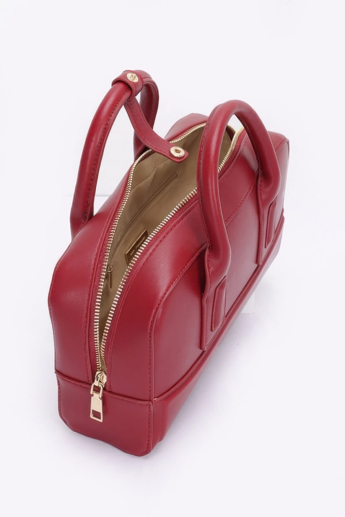 Faux Leather Handbag - Image 3