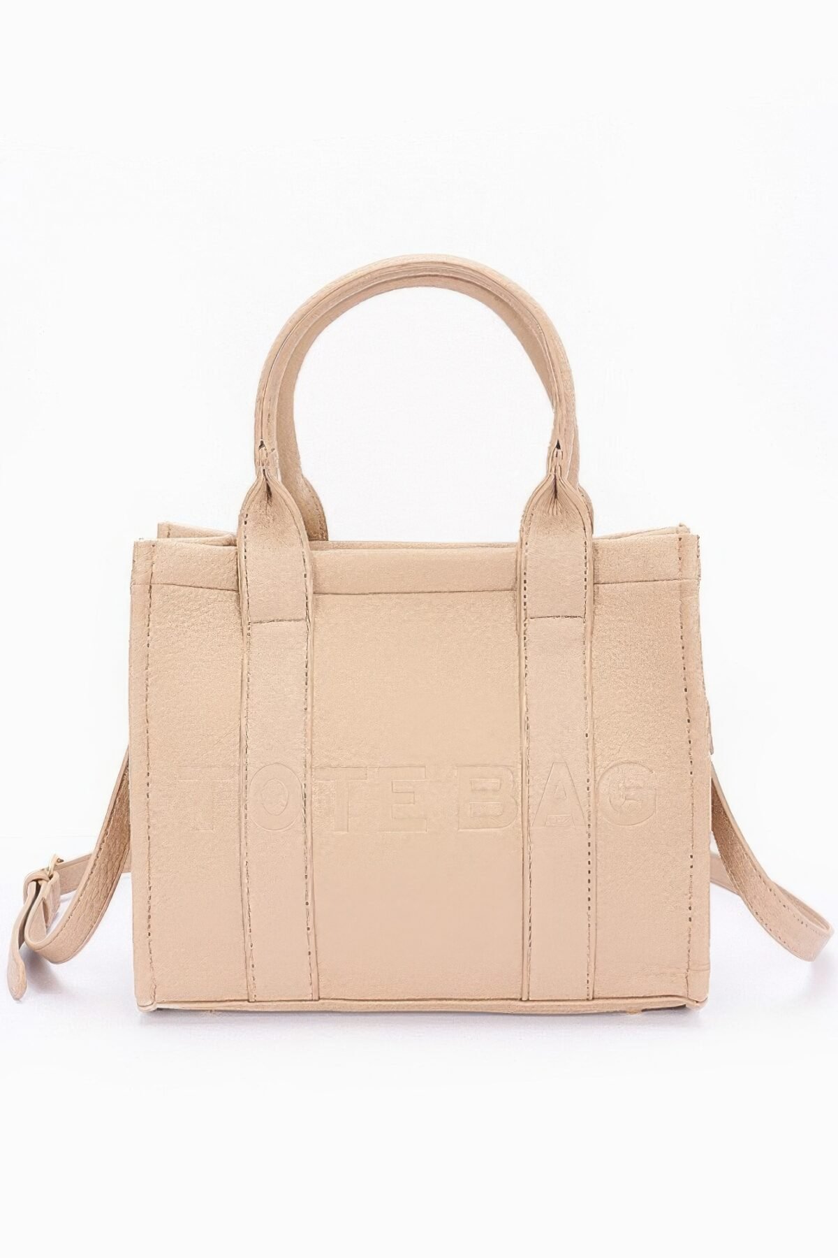 Faux Leather Tote Bag - Image 1