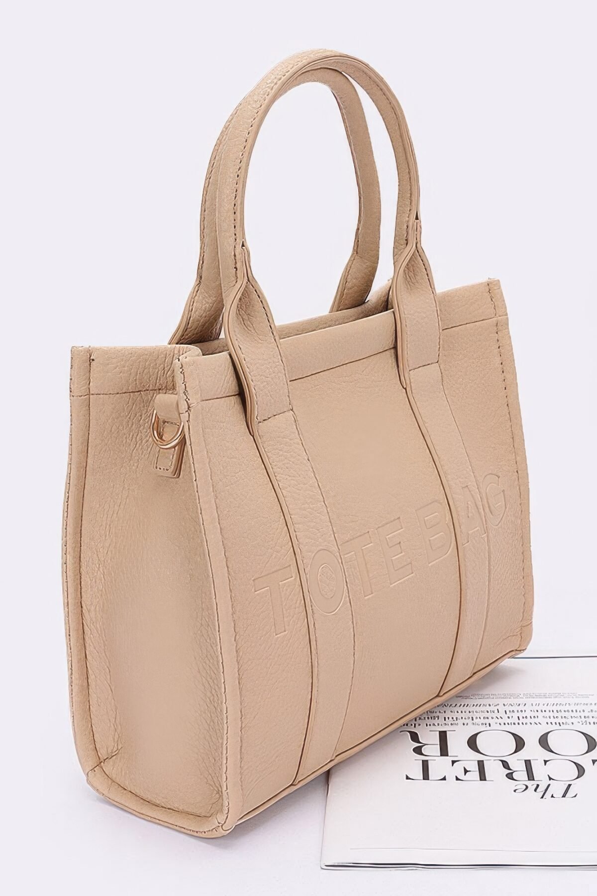 Faux Leather Tote Bag - Image 2