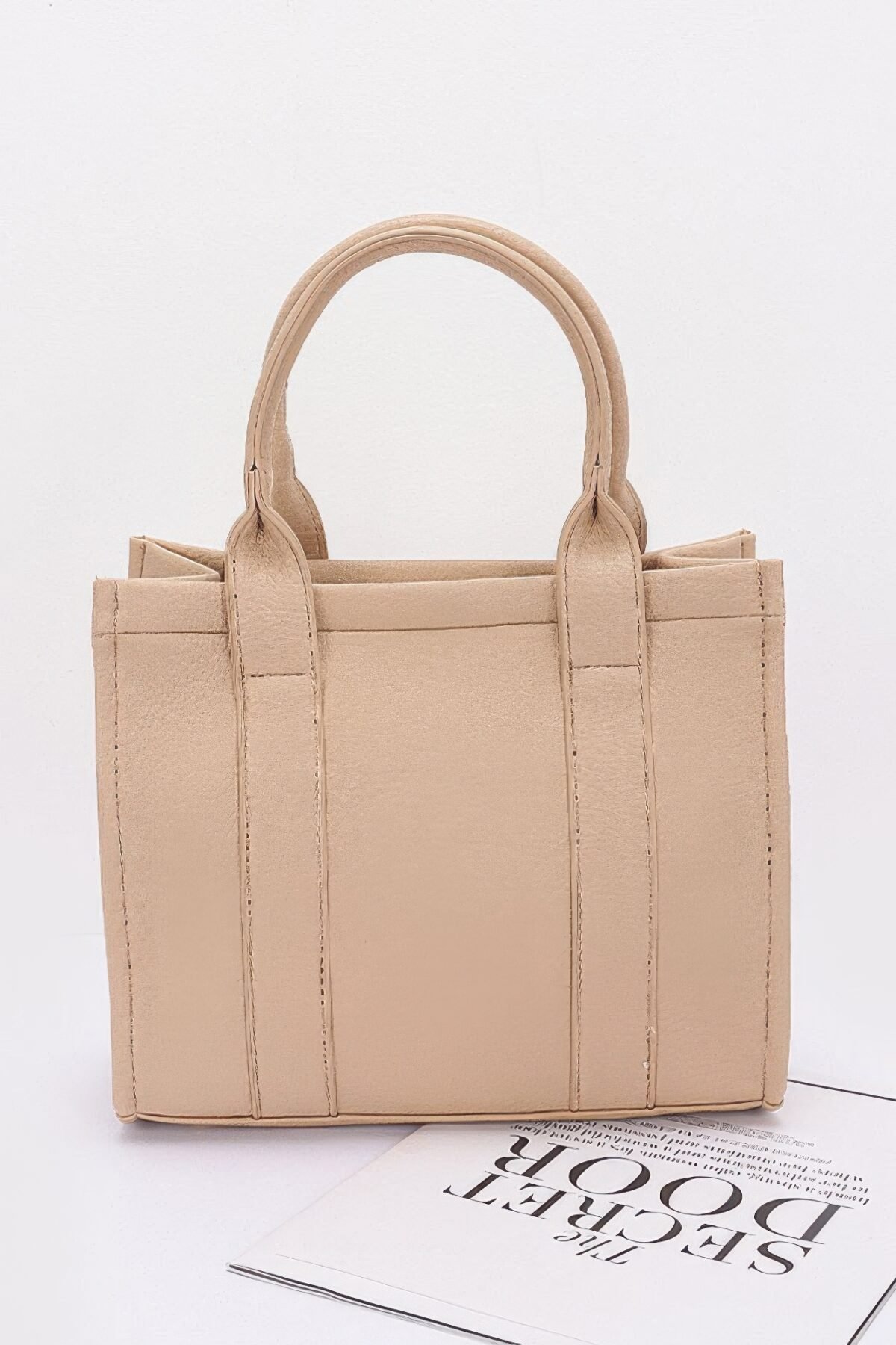 Faux Leather Tote Bag - Image 5