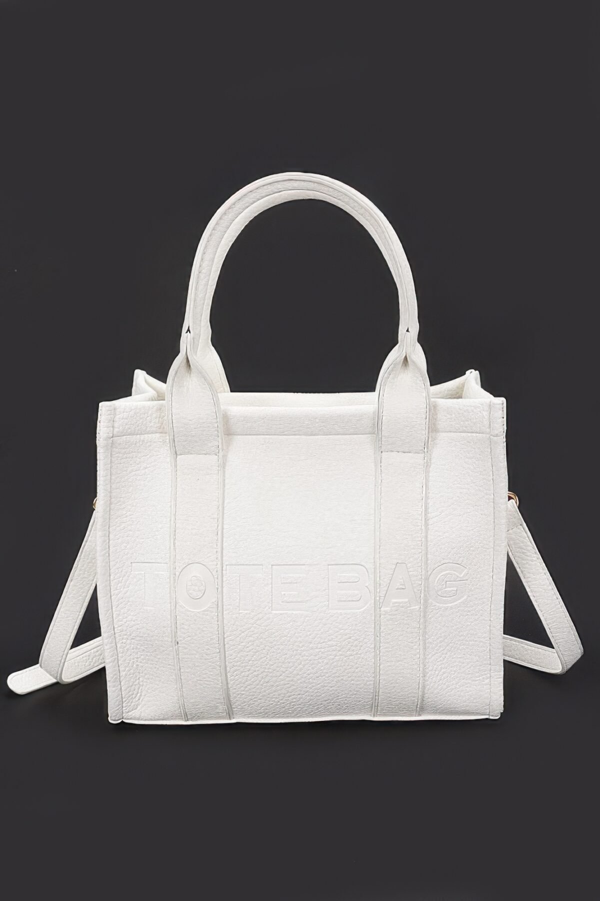 Faux Leather Tote Bag - Image 8