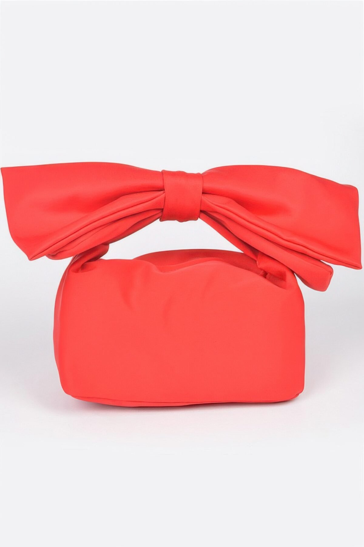 Nylon Bow Handle Women's Clutch Bag - Image 1