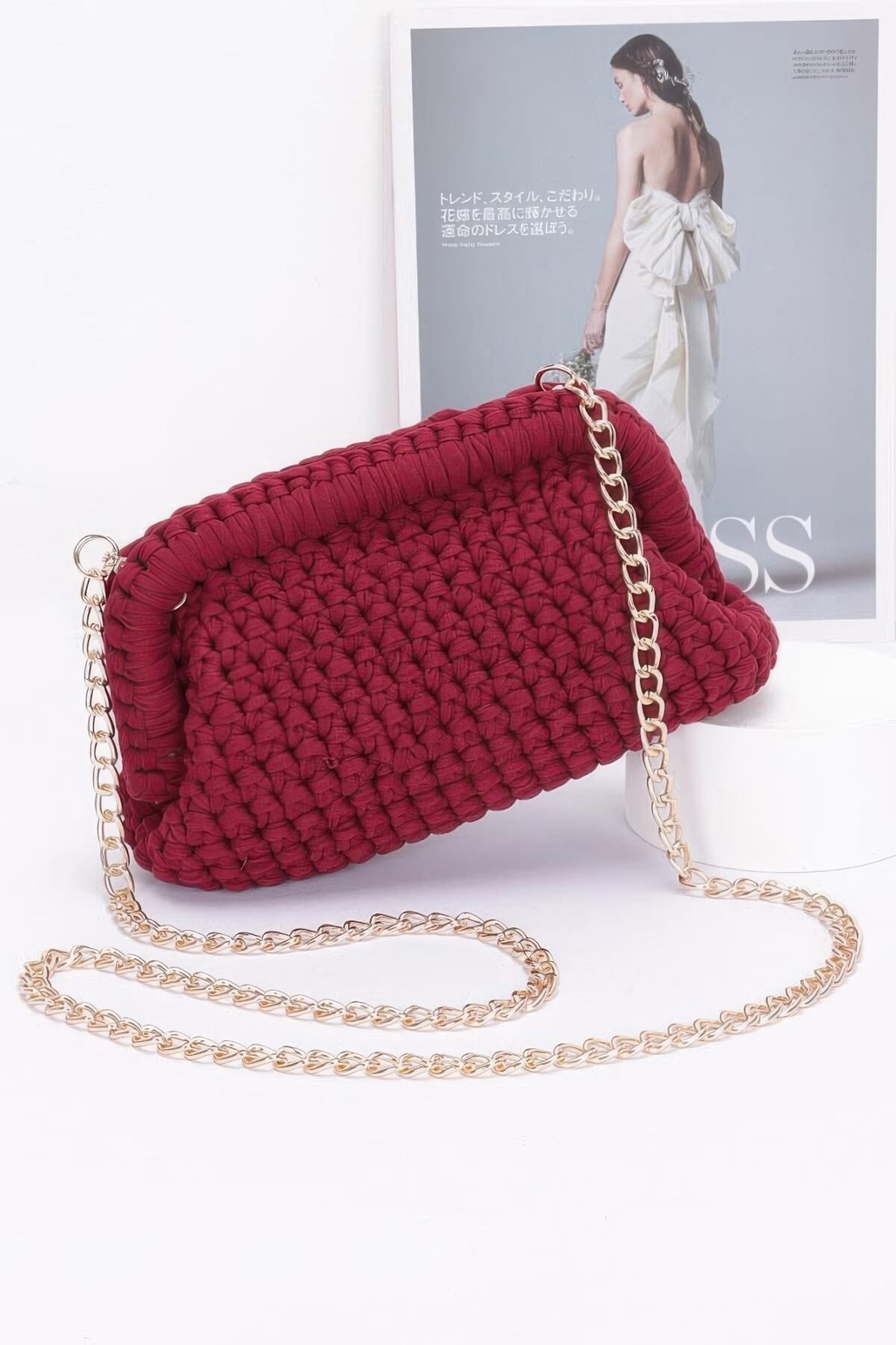 Cotton Braided Clutch - Image 5