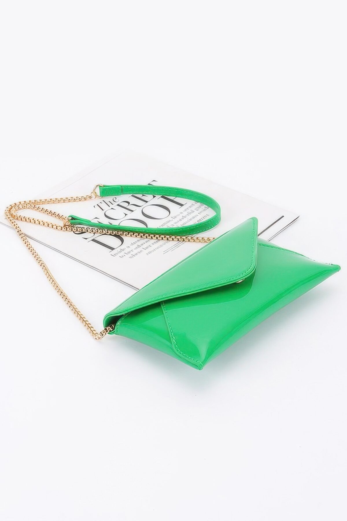 Enamel Envelope Clutch - Image 10