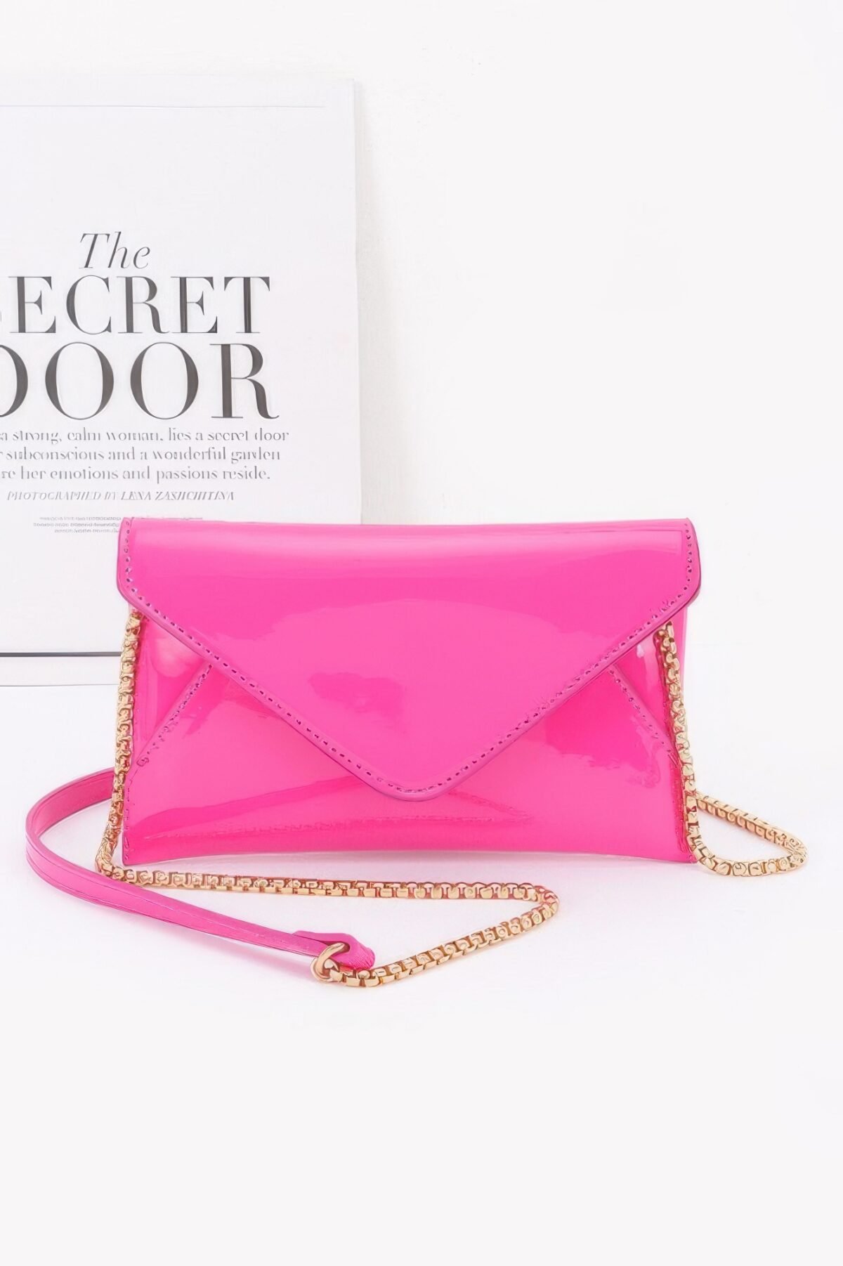 Enamel Envelope Clutch - Image 13