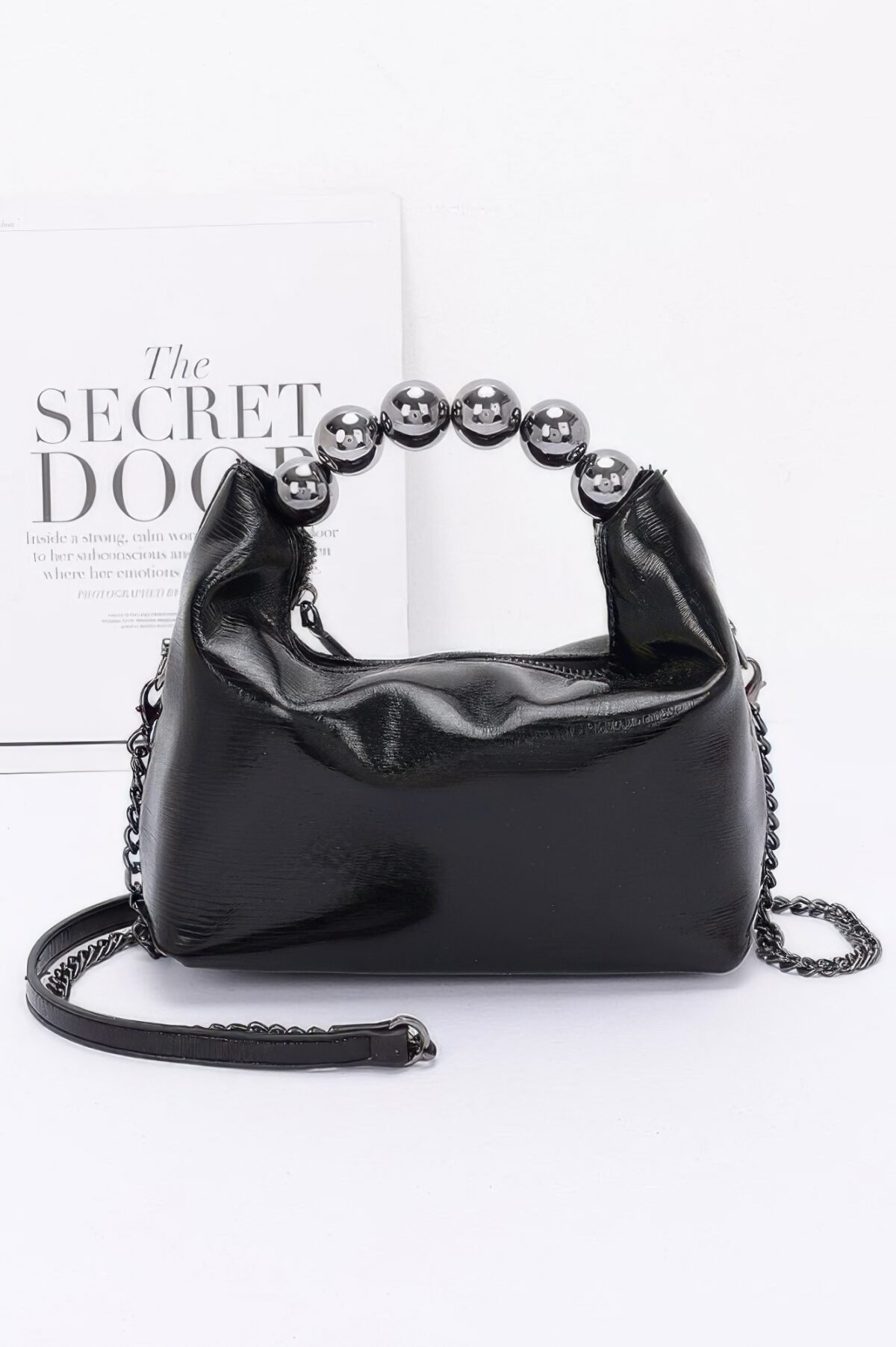 Metallic Ccb Ball Handle Bag - Image 1