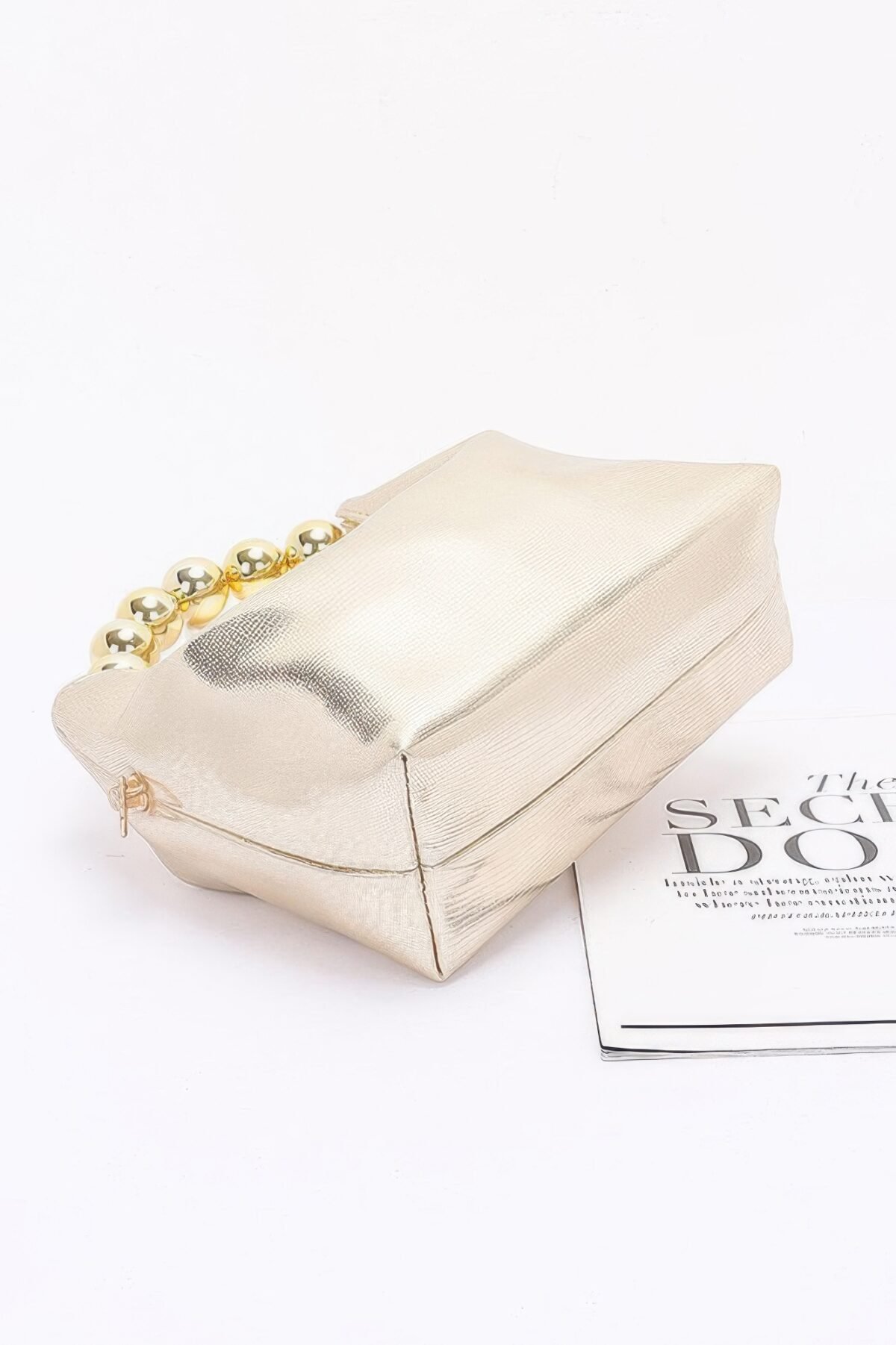 Metallic Ccb Ball Handle Bag - Image 5