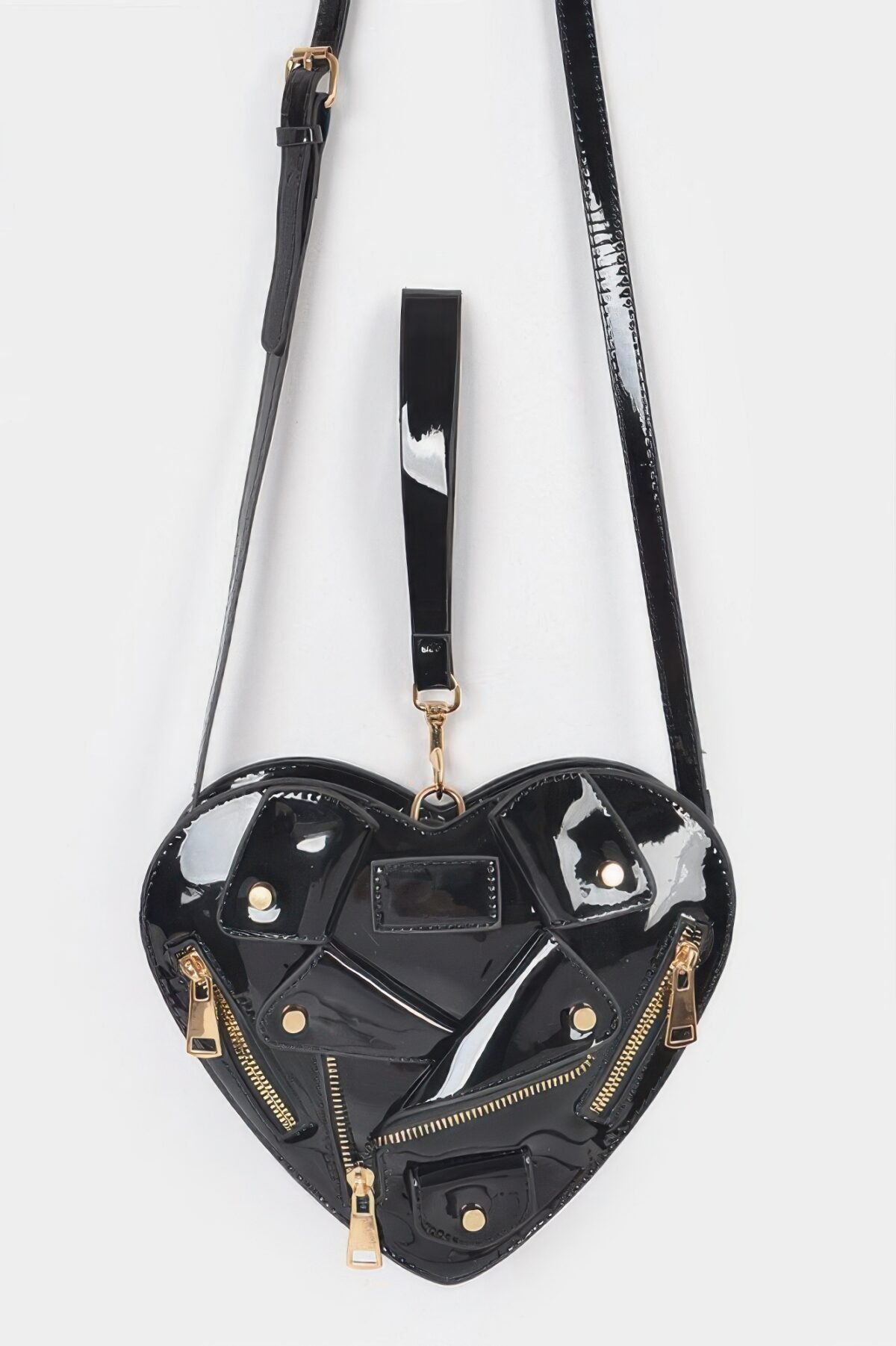 Heart Shape Jacket Crossbody Bag - Image 1