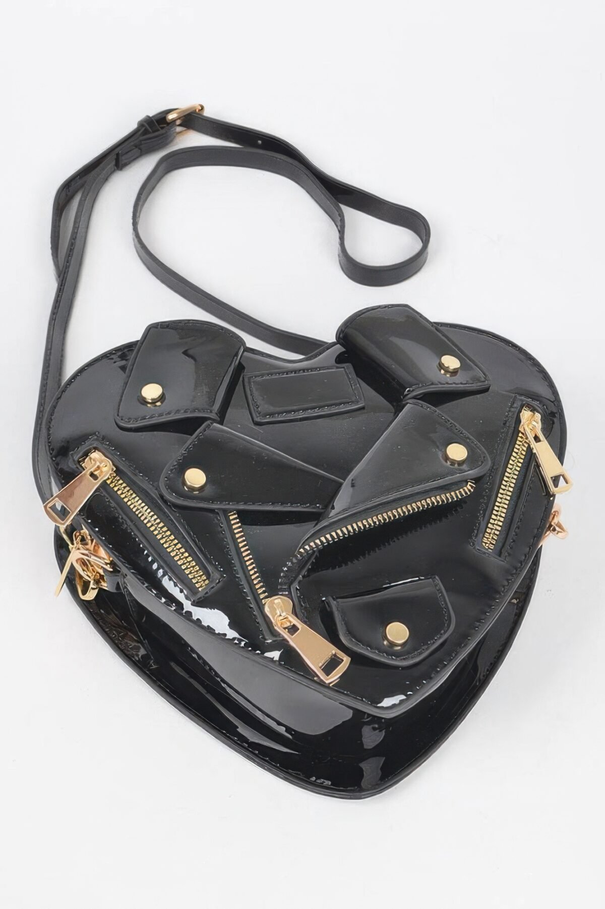 Heart Shape Jacket Crossbody Bag - Image 5