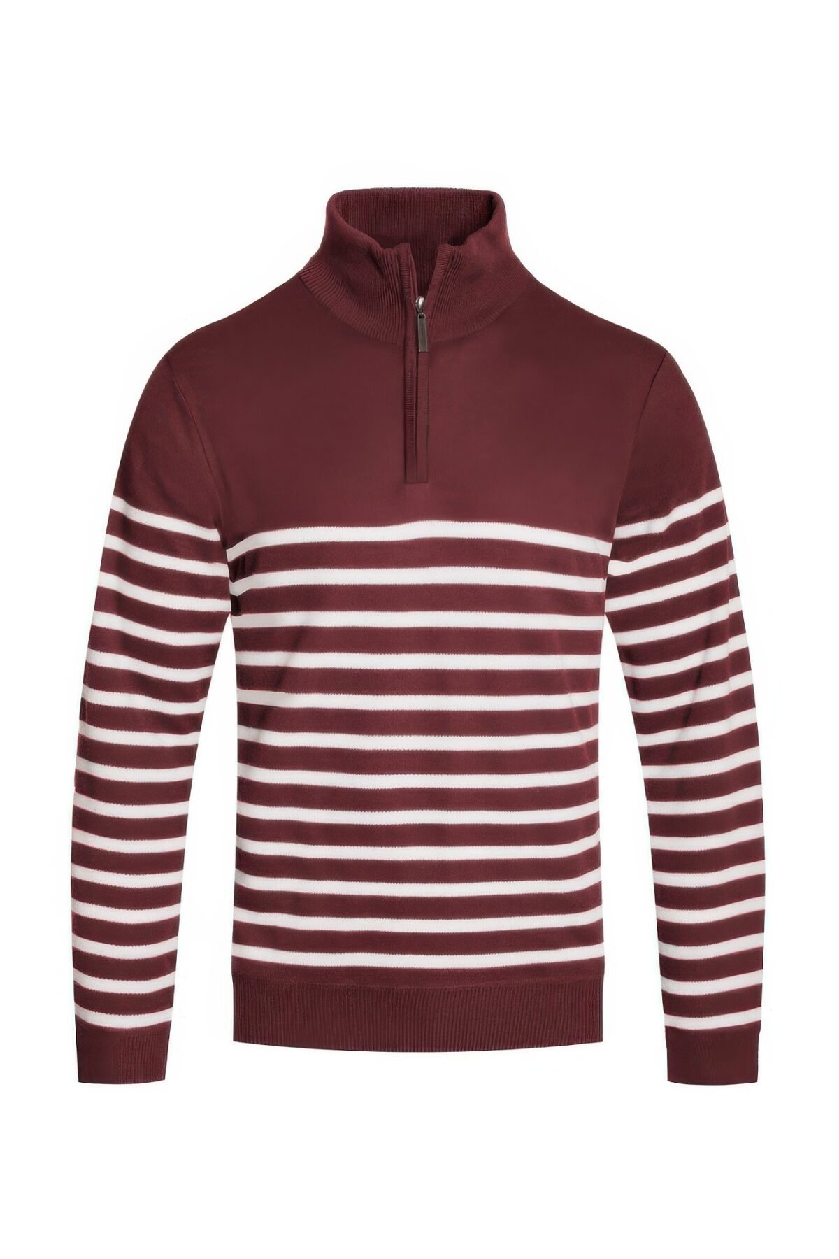 Quarter Zipper Pullover Sweater - Image 3